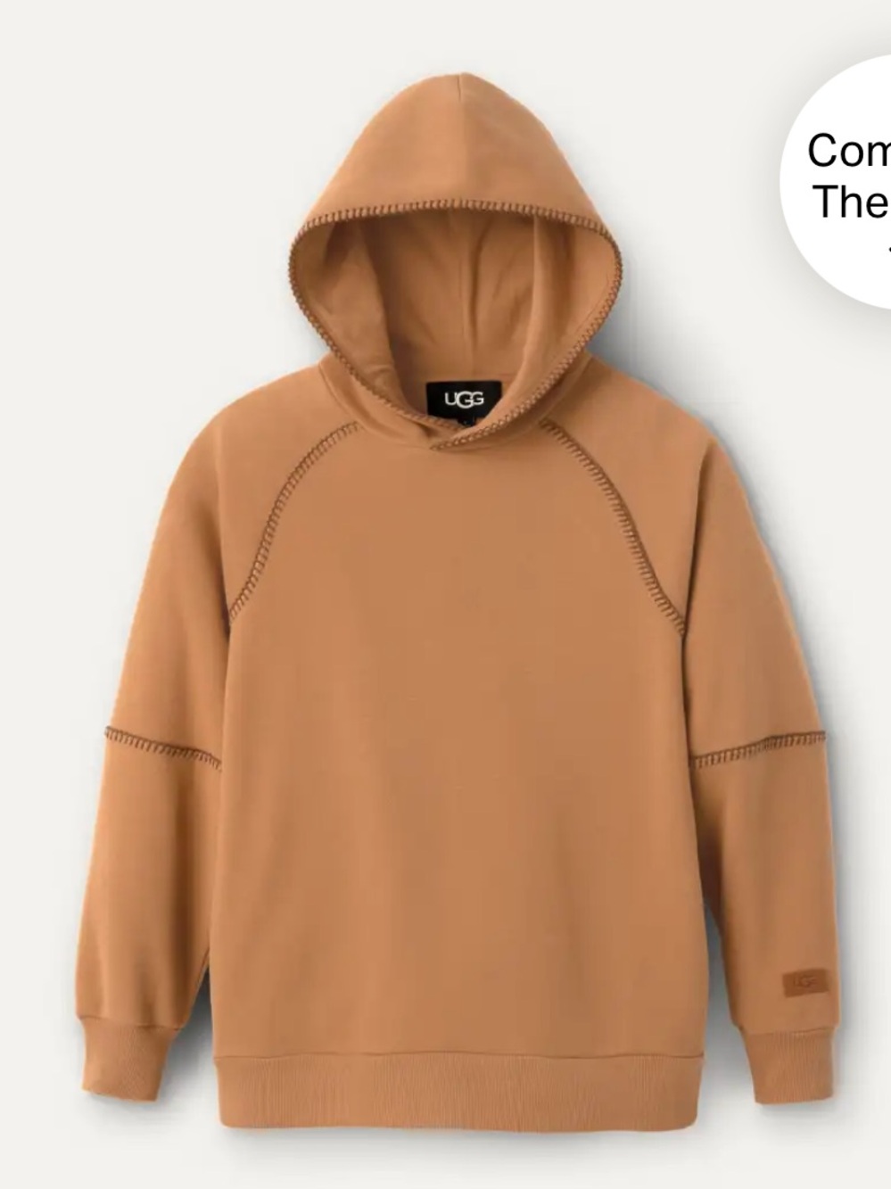 UGG Hooded Pullover Sweater - Chestnut